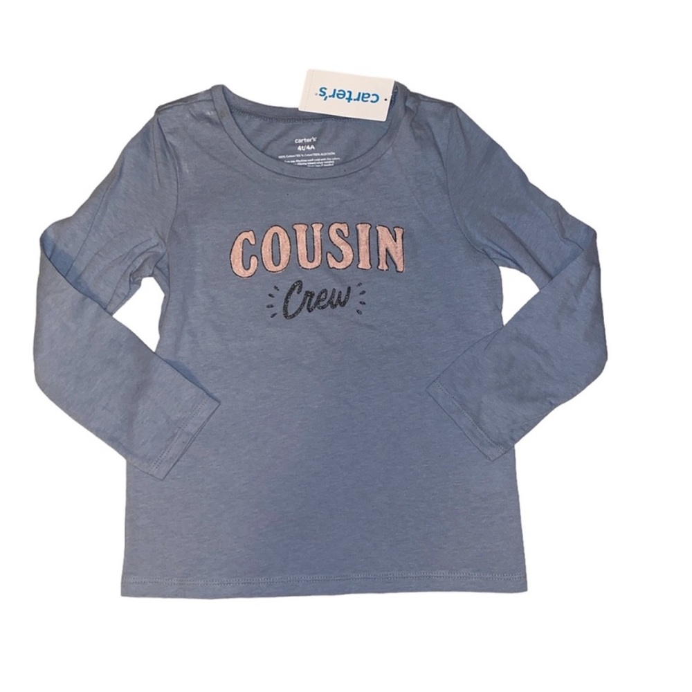 📍🆕 🏷️ Carter’s Cousin Crew Long Sleeve Tee 5T